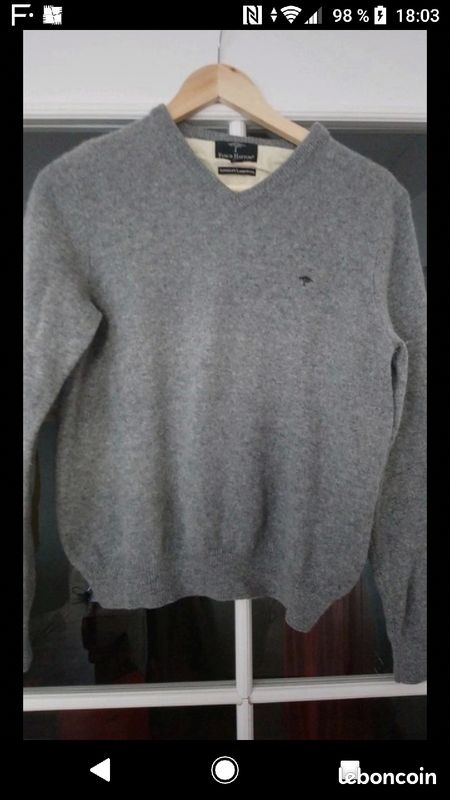 PULL /LAINE / Lambswool / Valeur / 99 euros / Marque / Fynch Hatton (image 1)