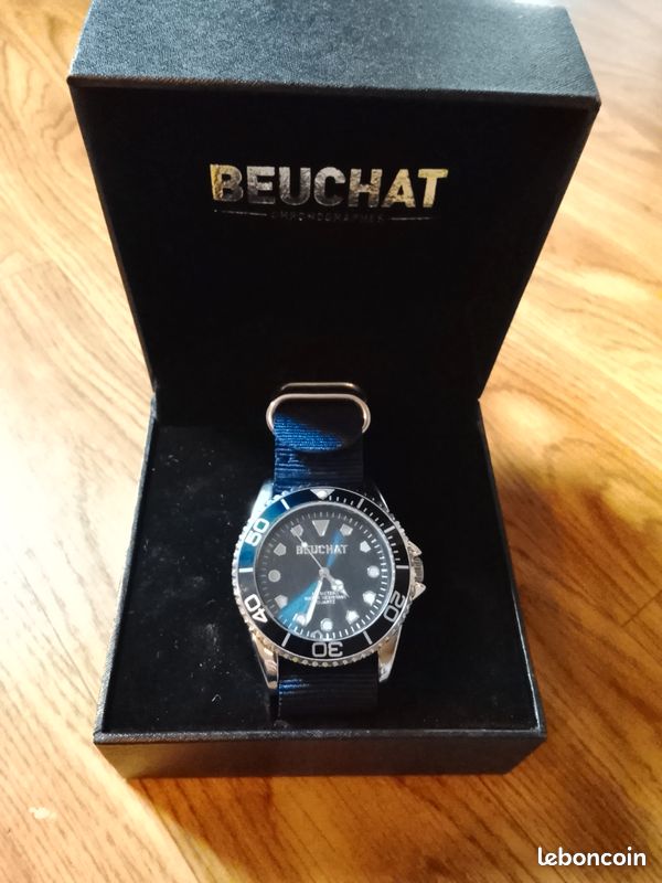 Montre De Plongée Beuchat Vintage - Avec Sa Boîte D'origine