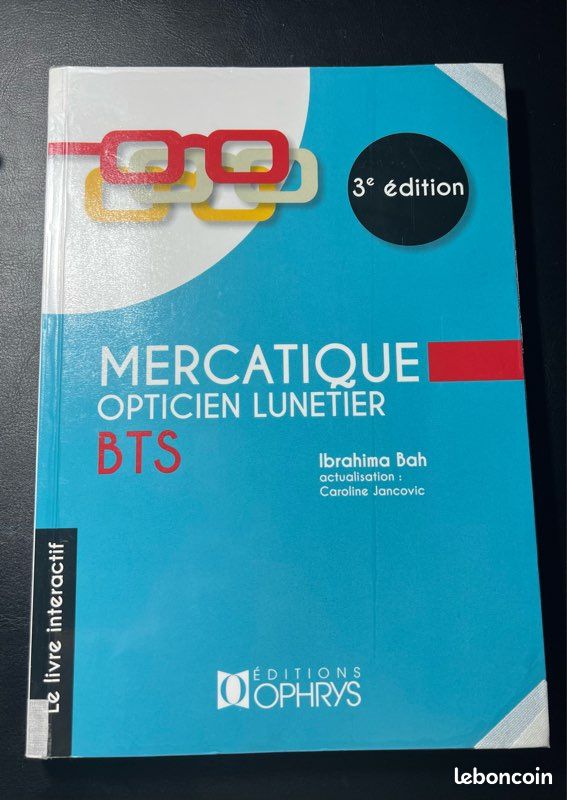 Livre mercatique BTS Opticien lunetier Livres