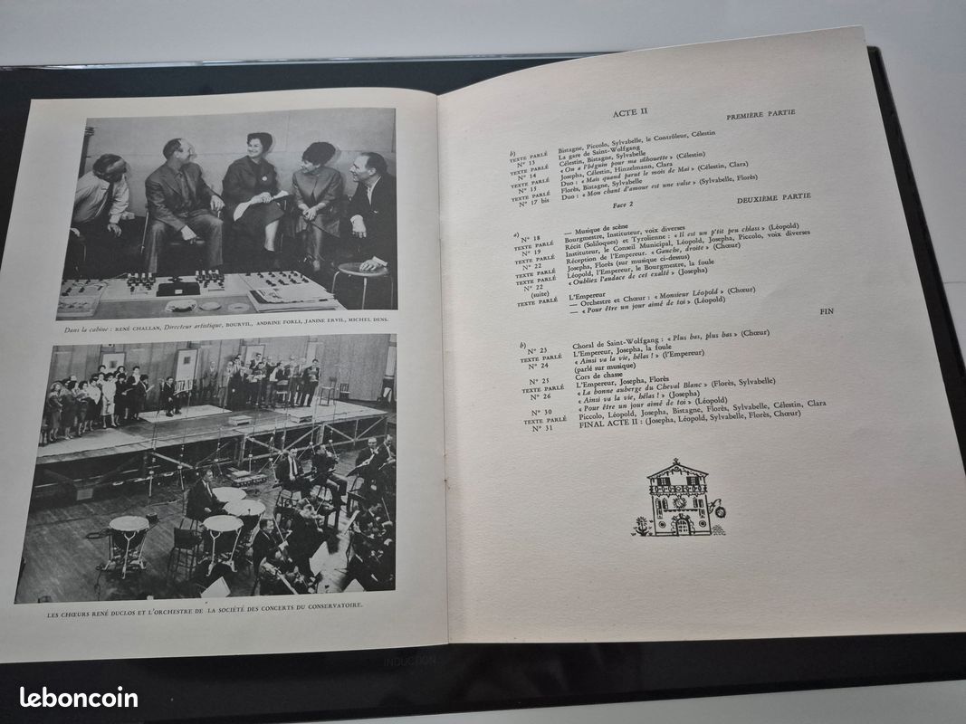 DISQUE VINYLE operette l'auberge du cheval blanc (image 9)