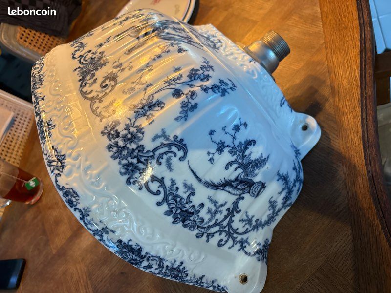 Vasque ancienne porcelaine anglaise PORCHER (image 2)