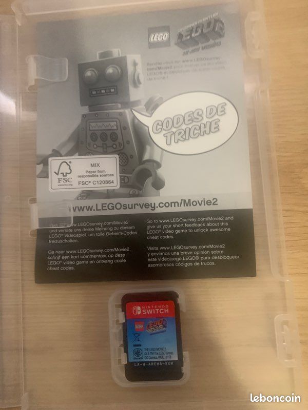 Lego La grande aventure Lego 2 le jeu vidéo switch , état neuf , pas de livraison (image 2)