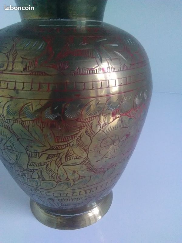 Vase laiton polychrome (image 1)