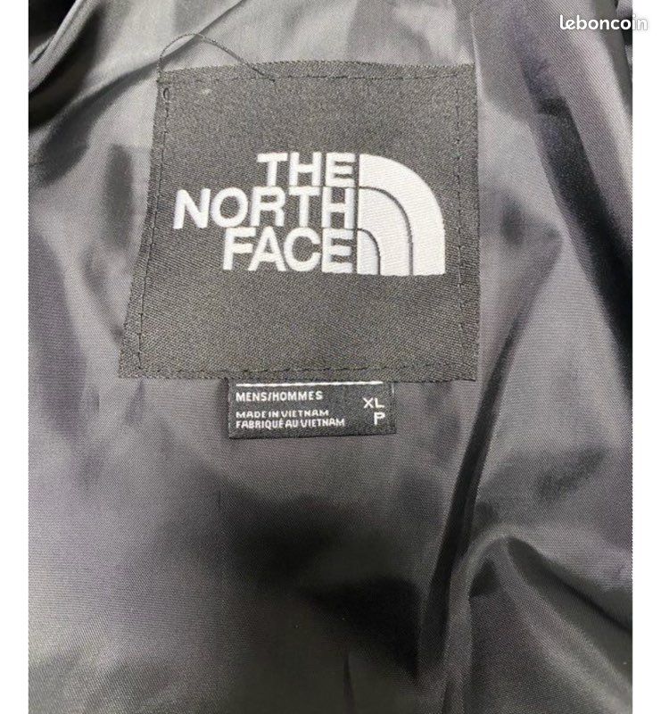 Doudoune tnf taille Xl homme noire (image 4)
