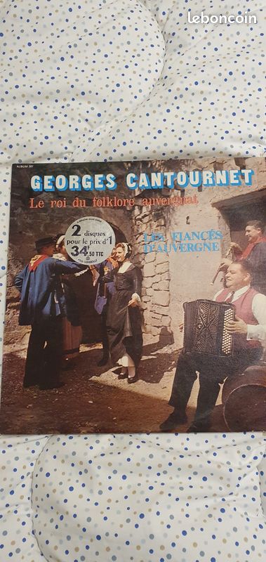 2x 33 tours Georges CANTOURNET Folklore Auvergnat (image 1)