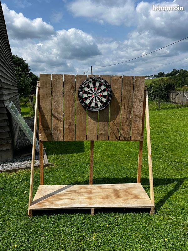 Présentoir à Fléchettes 12 Emplacements En Bois, Support De Rangement Pour Pointes Acier Et Souples, Gain De Place, Pour Bar Ou Salle De Jeux