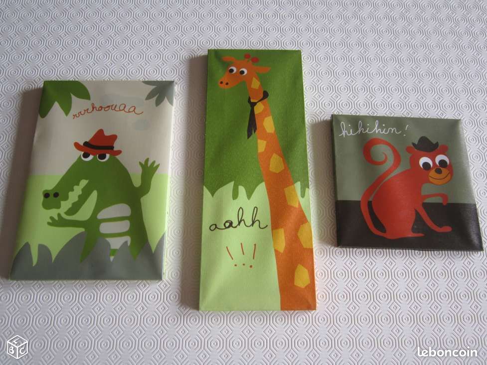 Lot de 3 Tableaux Jungle: VERTBAUDET (image 1)