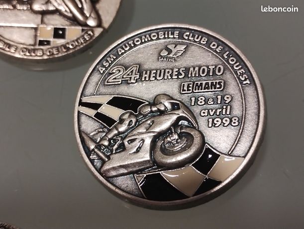 Broche Médaille 24 Heures Du Mans Moto 1995 – Édition 15-16 Avril – État Neuf