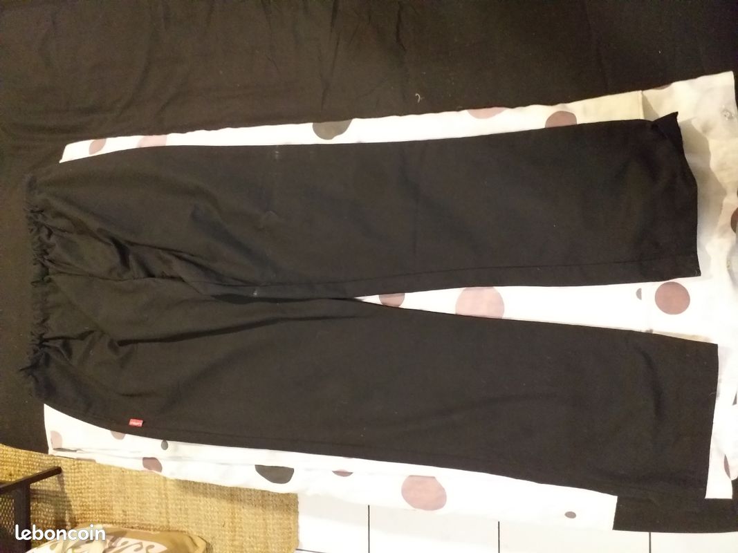 Pantalon De Cuisine Noir Pantalon De Travail Cuisine Noir Neuf
