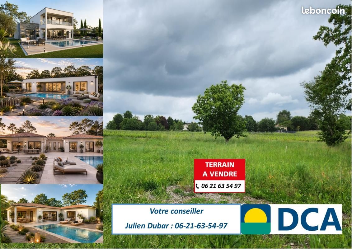 Terrain 1 000 m² Pessac · 240 000 €