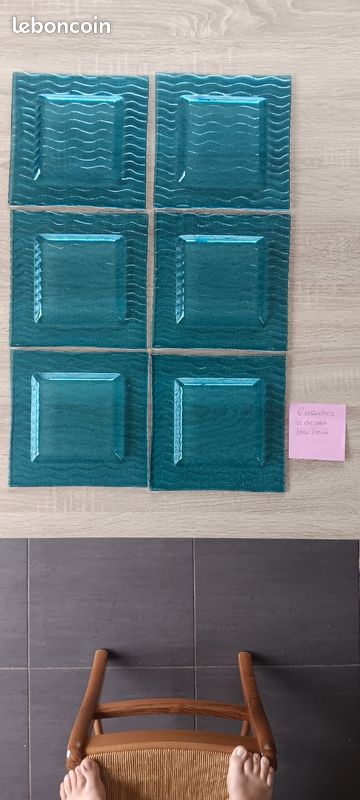 Assiettes carré (*11) (image 5)