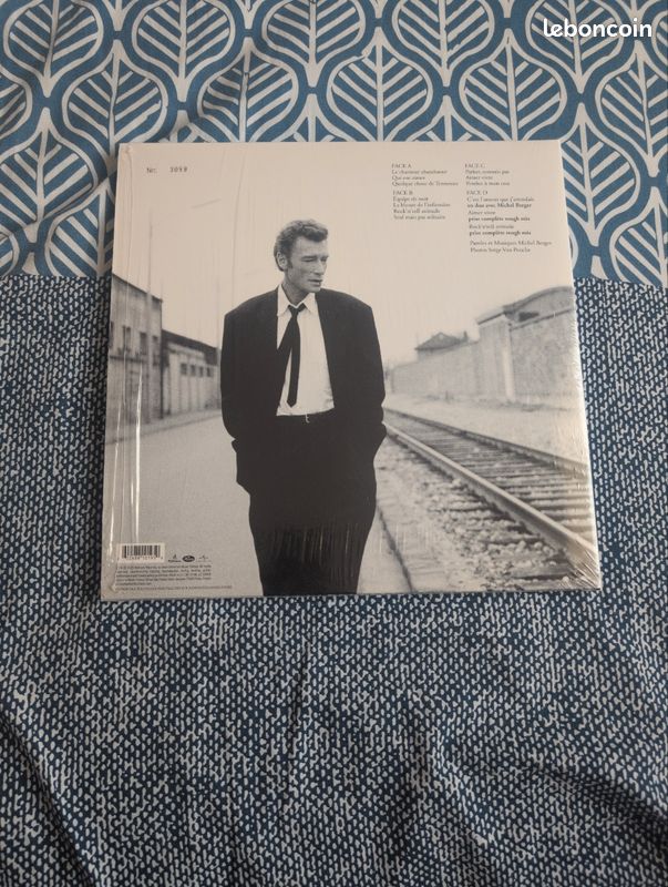 Johnny Hallyday double vinyle rouge rock n roll attitude 40eme anniversaire (image 3)