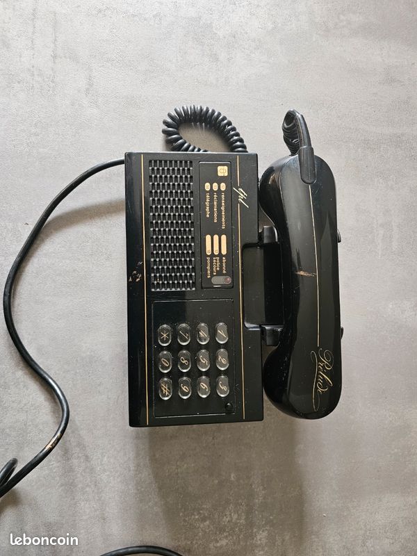Fdit téléphone fixe rotatif rétro Téléphones rotatifs vintage de