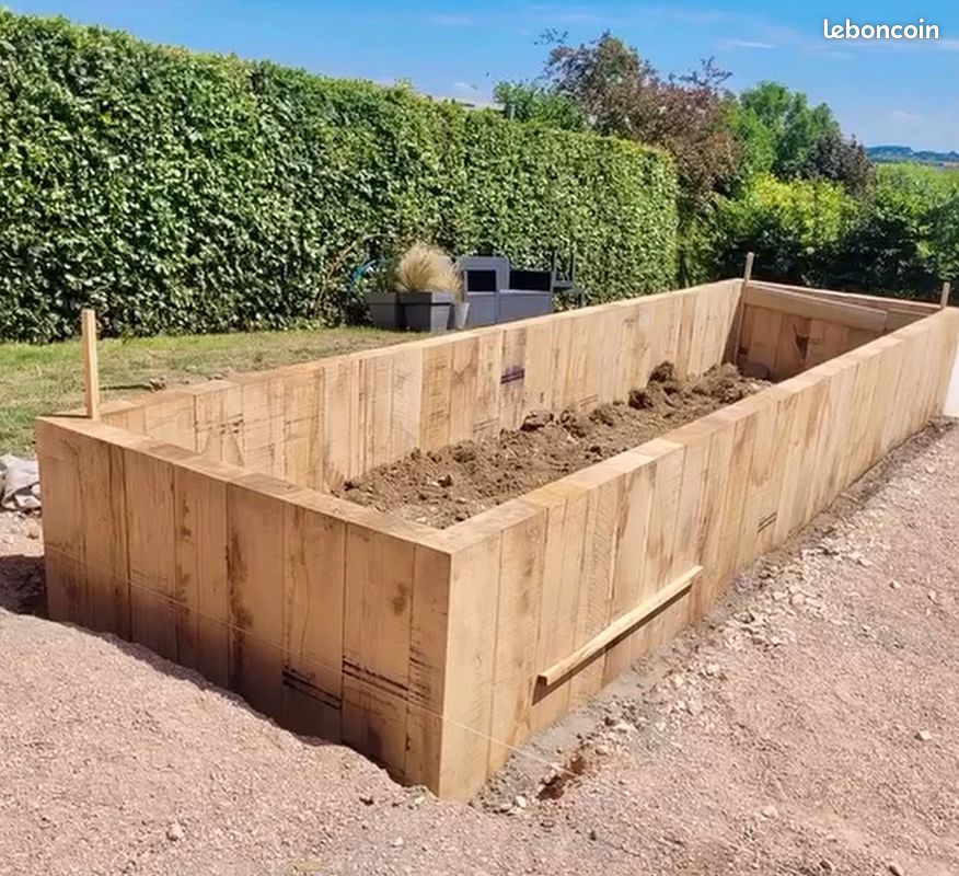 Bois extérieur classe 4 – Traverses pour terrain et jardin (image 3)