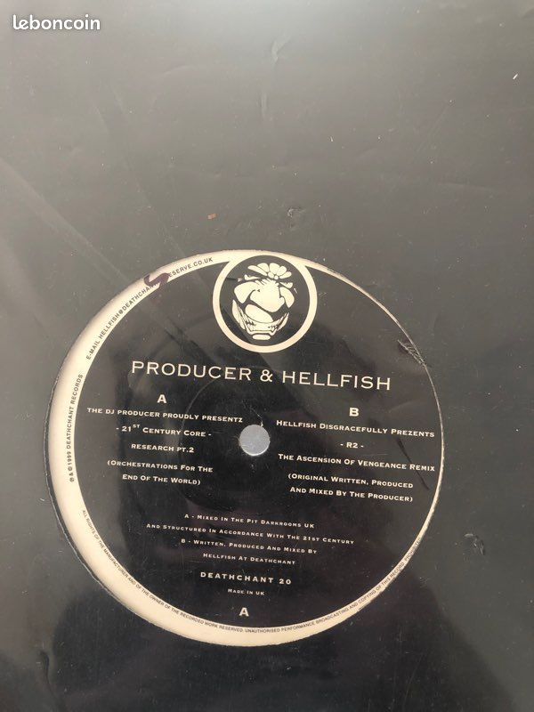 Deathchant 20 - Producer vs Helfish vinyle (image 1)