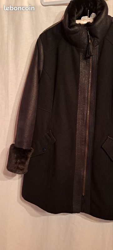 Manteau noir 44/46 (image 2)