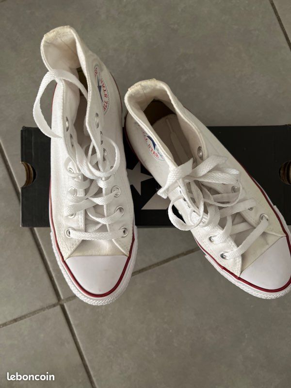 Converse blanche (image 7)