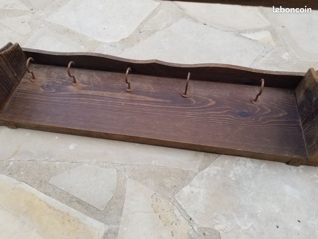 Accroche casseroles murale en bois (image 6)