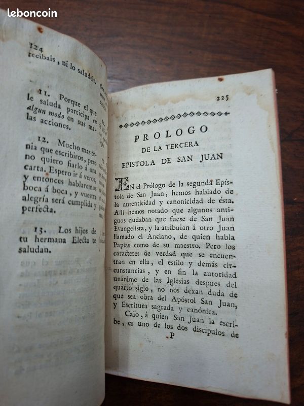 Rare 1787 – VERSION PARAFRÁSTICA DE LAS EPÍSTOLAS CANÓNICAS – RICARDO VALSALOBRE – MADRID (image 6)