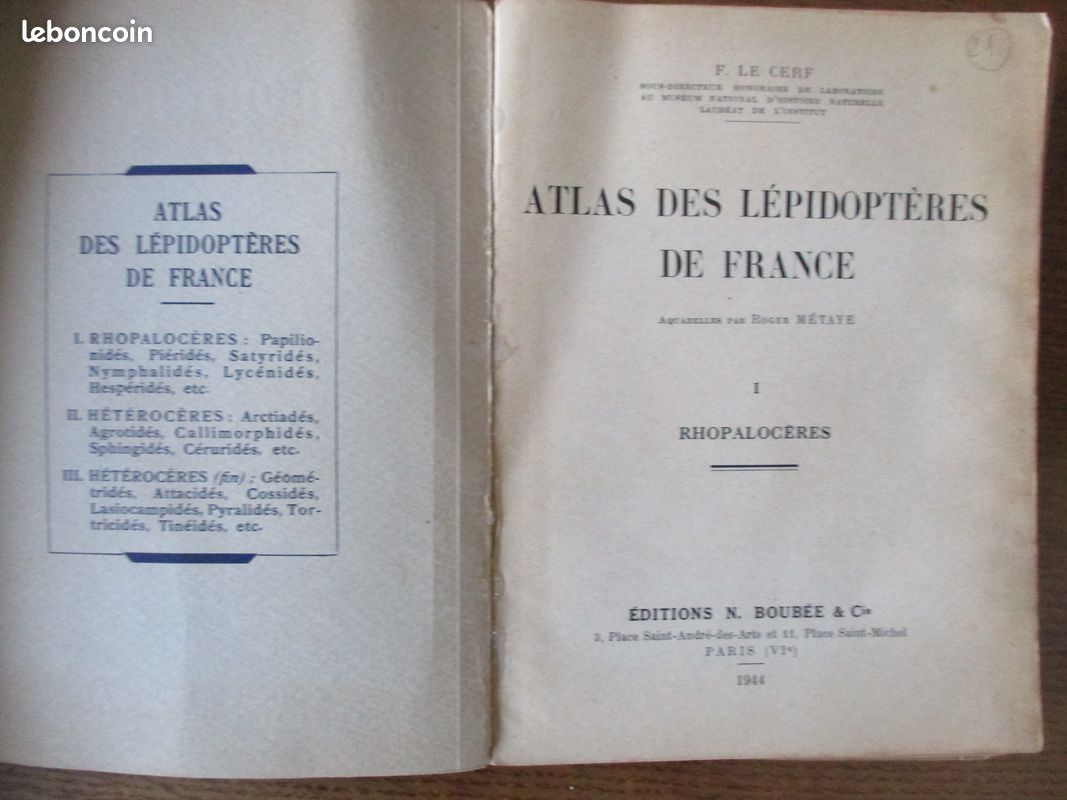 Lepidopteres de france nouvel atlas d'entomologie (image 2)
