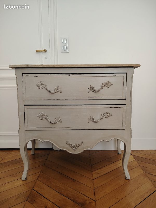 Commode en bois style campagne chic (image 2)