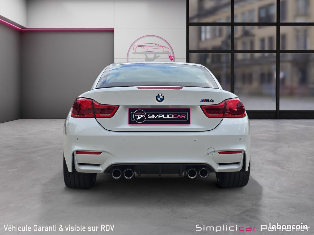 BMW SERIE 4 F83 M4 PACK COMPETITION DKG7 Cabriolet - 3.0i 450Ch - Garantie 12 mois (image 8)