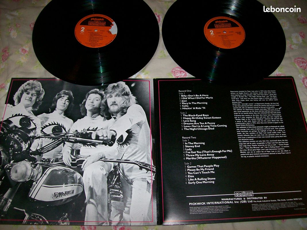 Double Vinyle 33 Tours PAPER LACE (image 2)