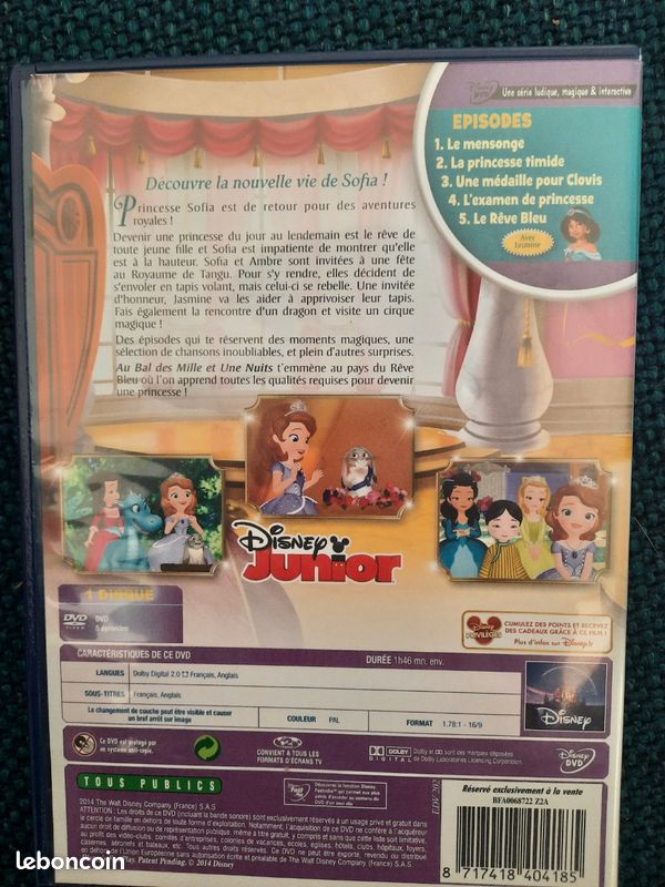 DVD Princesse Sofia (image 2)