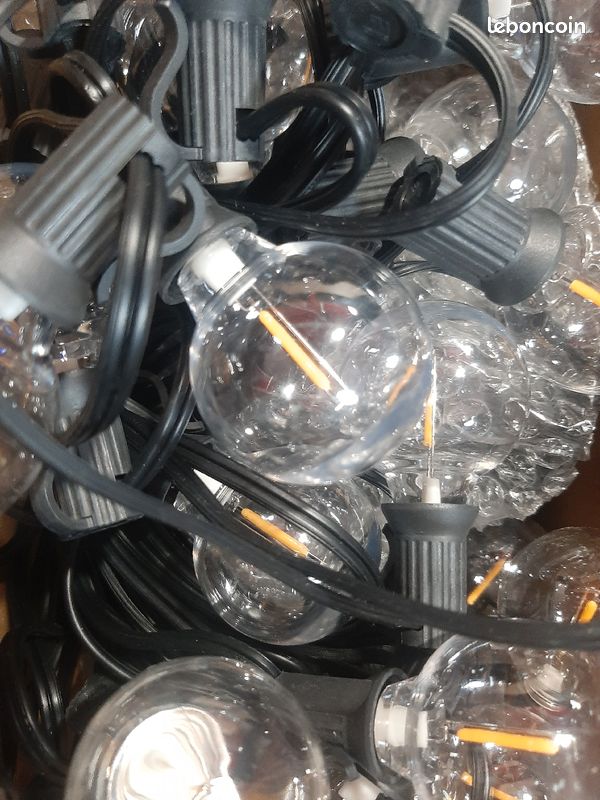 Guirlandes, Guinguette, lampe LED solaire, couleur jaune clair (image 3)