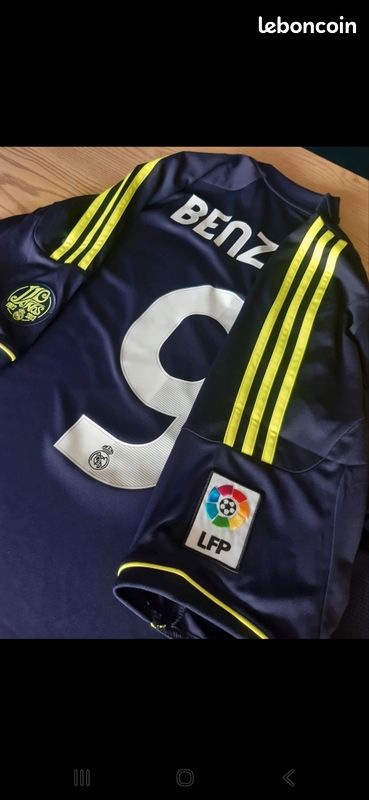 Flocage Officiel Real Madrid 2012/2013 - Nom Benzema - Pour Maillot Extérieur/Third, Neuf
