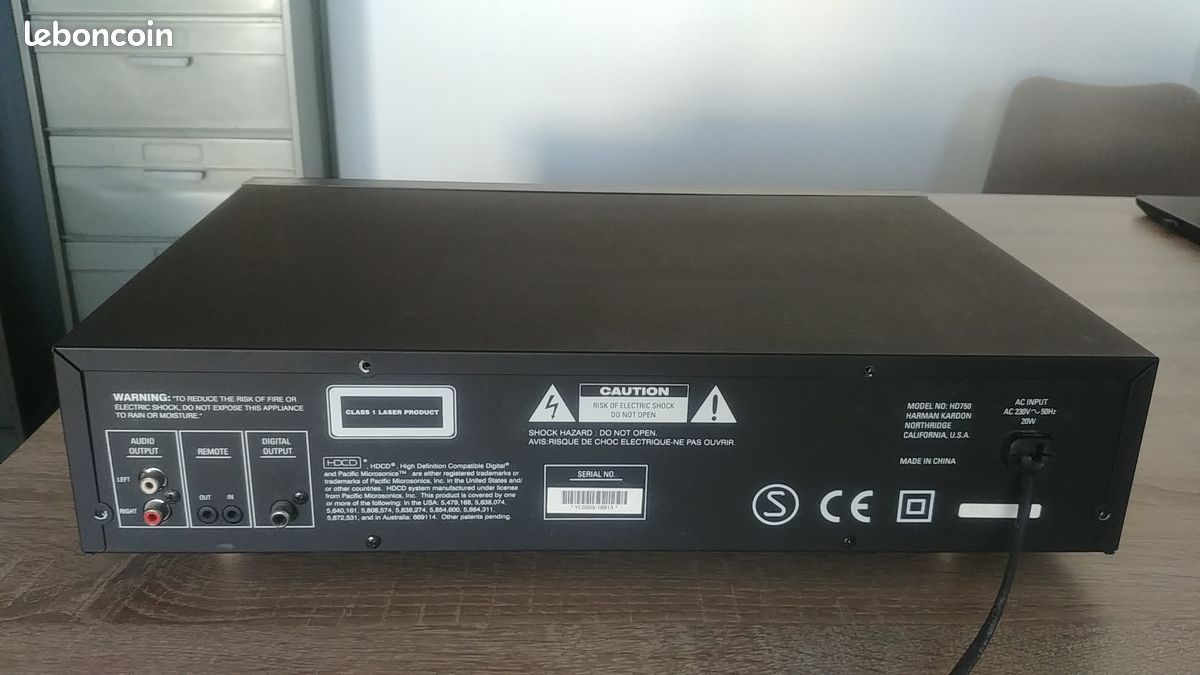 Lecteur CD Harman Kardon HD750 (image 2)