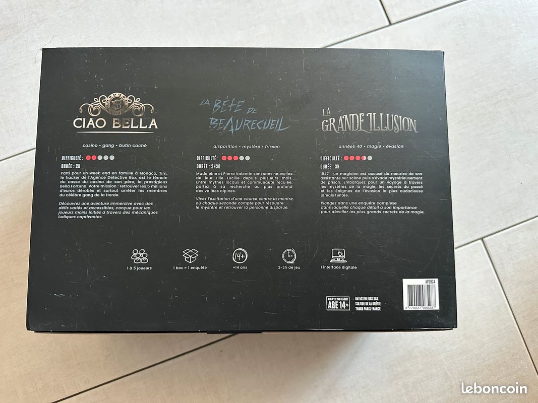 Jeux Escape Game Détective Box (NEUF) (image 3)
