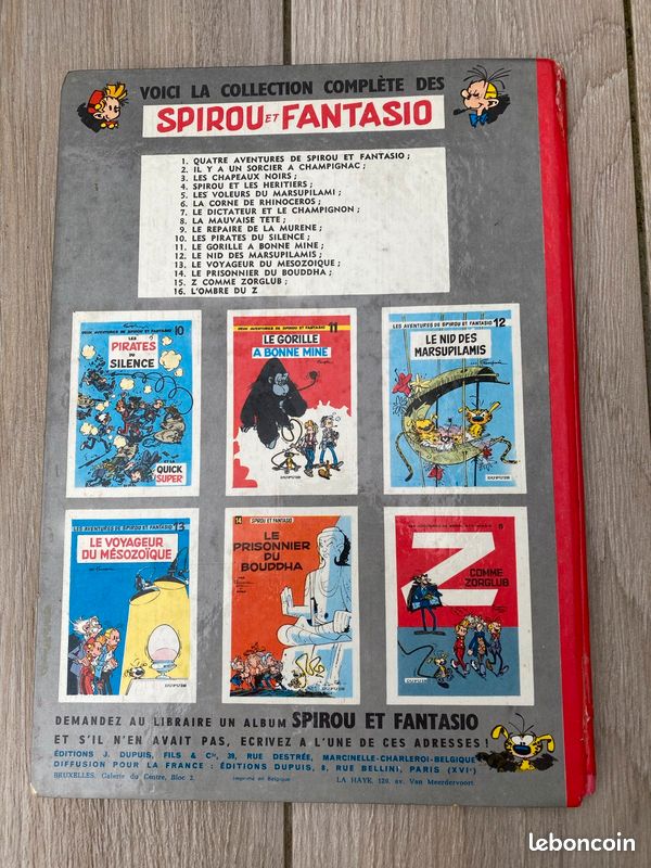 Bd Spirou et Fantasio (EO dos rond) (image 7)