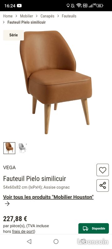 Fauteuil Pielo Similicuir (image 4)