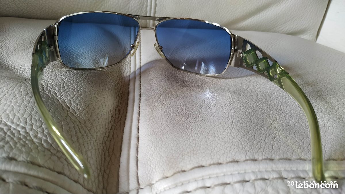 Lunettes de soleil femme graduées bleu (image 3)