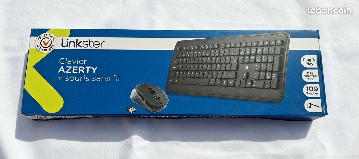 Clavier sans fil Azerty bluetooth marque Linkster (image 3)