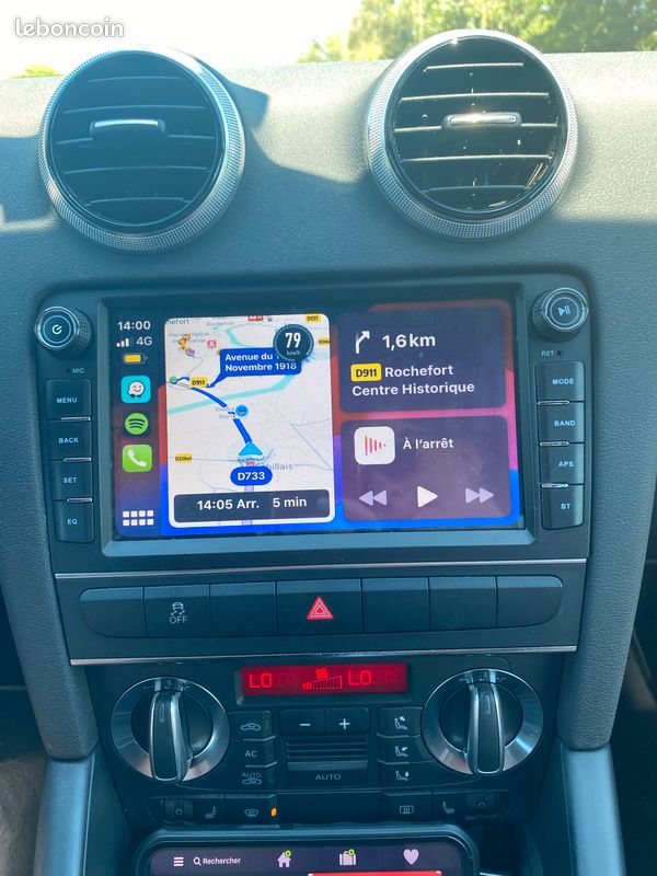 Autoradio Android 13 9" Pour Audi A3/S3/RS3 (2003-2012) - CarPlay/Android Auto Sans Fil, 4G+64G, GPS, Caméra