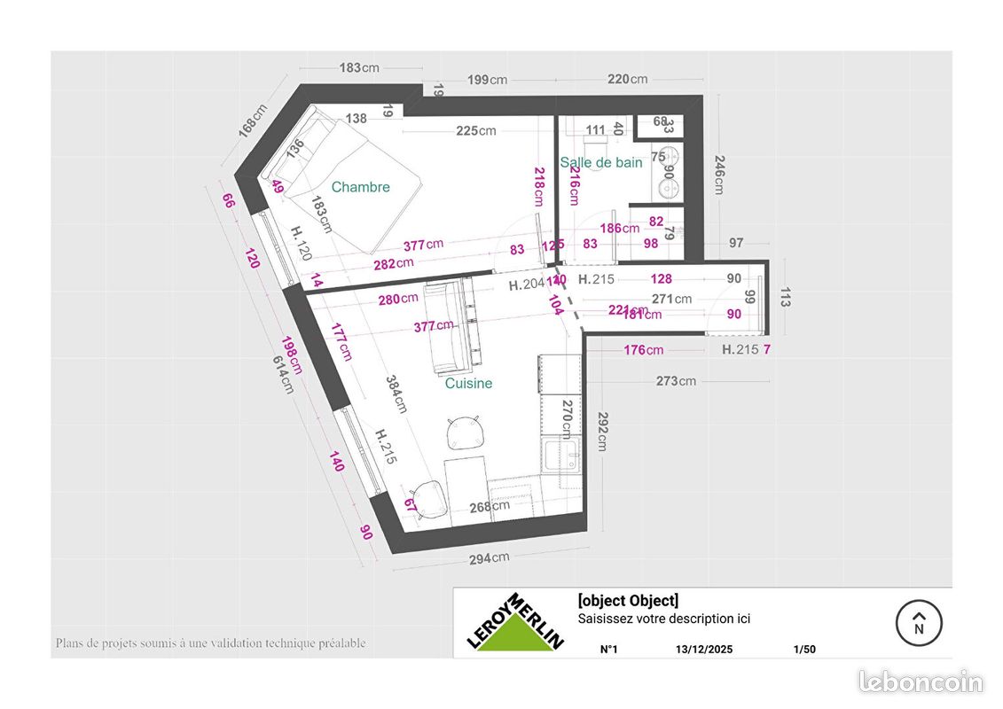 Appartement 2 pièces 30 m² · à Aix-les-Bains · 30 m² · 105 000 €