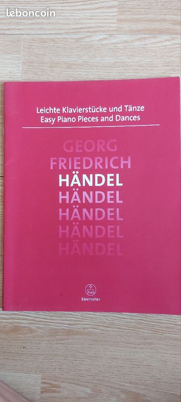 Händel easy piano pièces and dances (image 1)