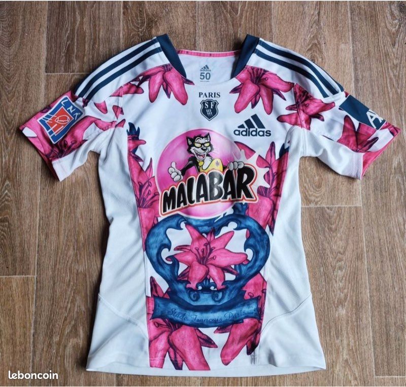 Leboncoin Maillot Arbitre Rugby Pull Stade Francais Maillot Away