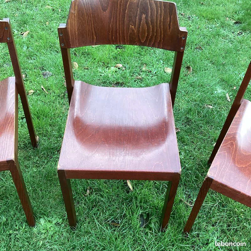 6 chaises vintage schlapp mobel (image 2)