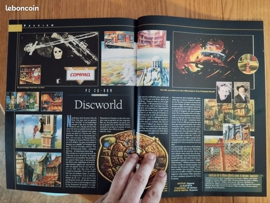 Magazine Joystick N°56 (Janvier 1995) Wing Commander III, Warcraft, Star Wars (image 14)