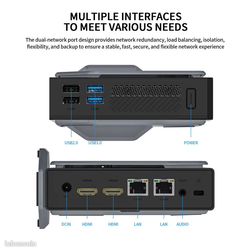 Mini Ordinateur PC FIREBAT S1 Intel Alder Lake N100 Windows 11 16GB RAM DDR4 512GB SSD (image 5)