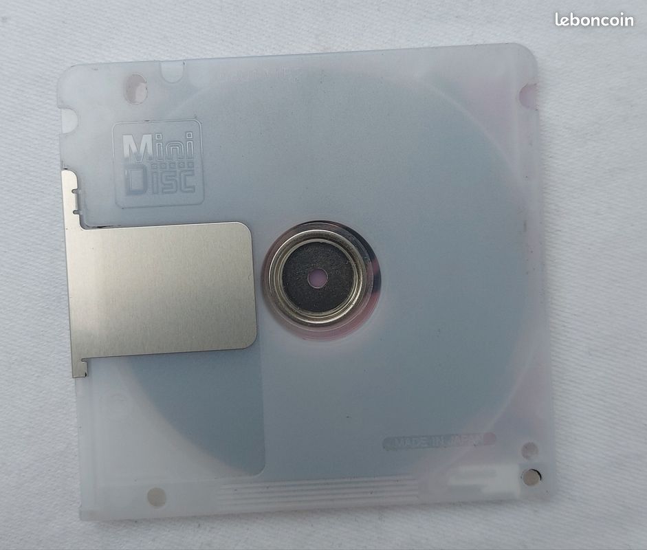 36 Mini-disques Sony Bianca 1ère Génération – 74 Min, Couleurs Rouges, Bleu, Jaune, Vert Avec étuis