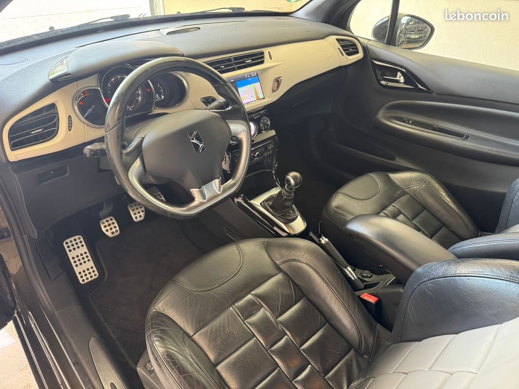Citroen ds3 1.6 thp 155 ch finition ultra prestige full options 2012 139650 kms suivi citroen (image 5)