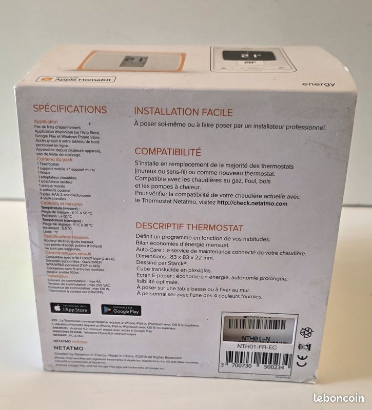 Netatmo Thermostat intelligent NTH01 (image 3)