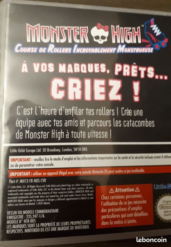 Jeu DS Monster High (image 2)