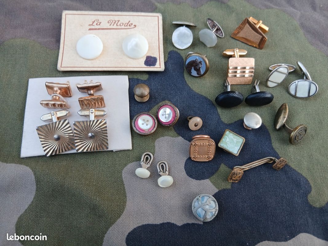 Boutons de manchettes et de cols (image 1)