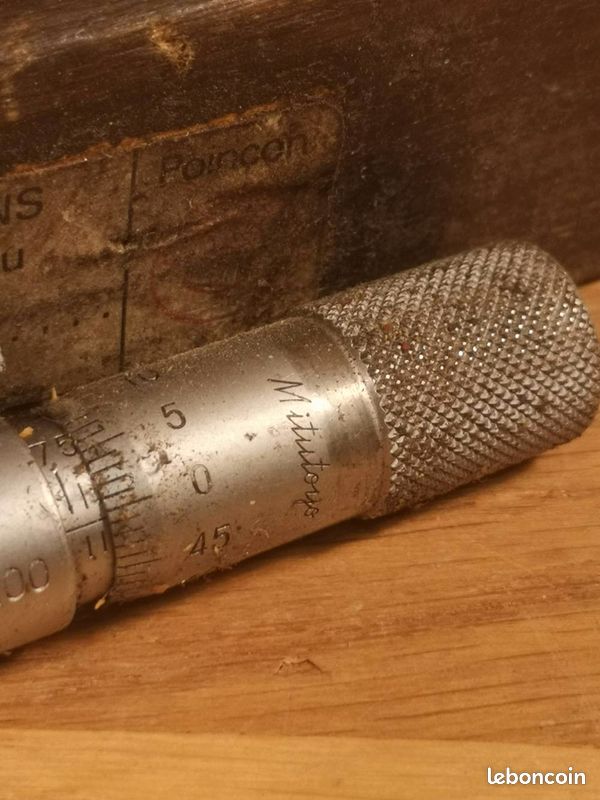 Micromètre Mitutoyo 75-100mm & Outil de Précision Vintage (image 2)