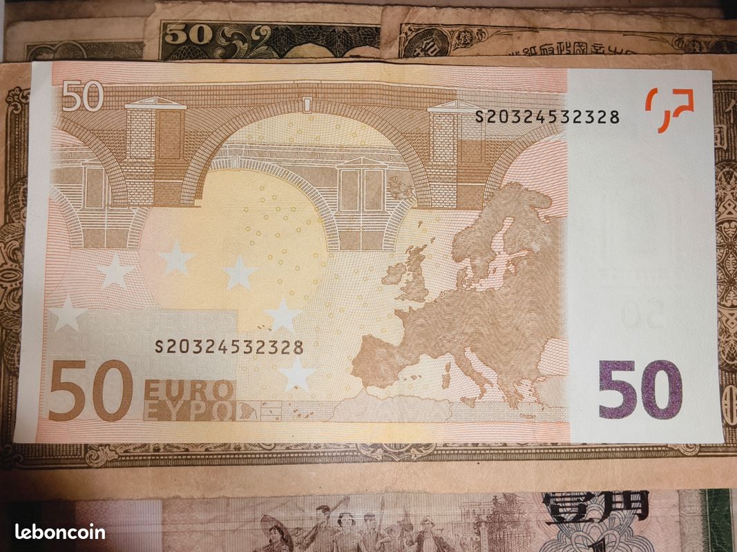 50 euros Trichet 2002 collection billet de banque - Collection